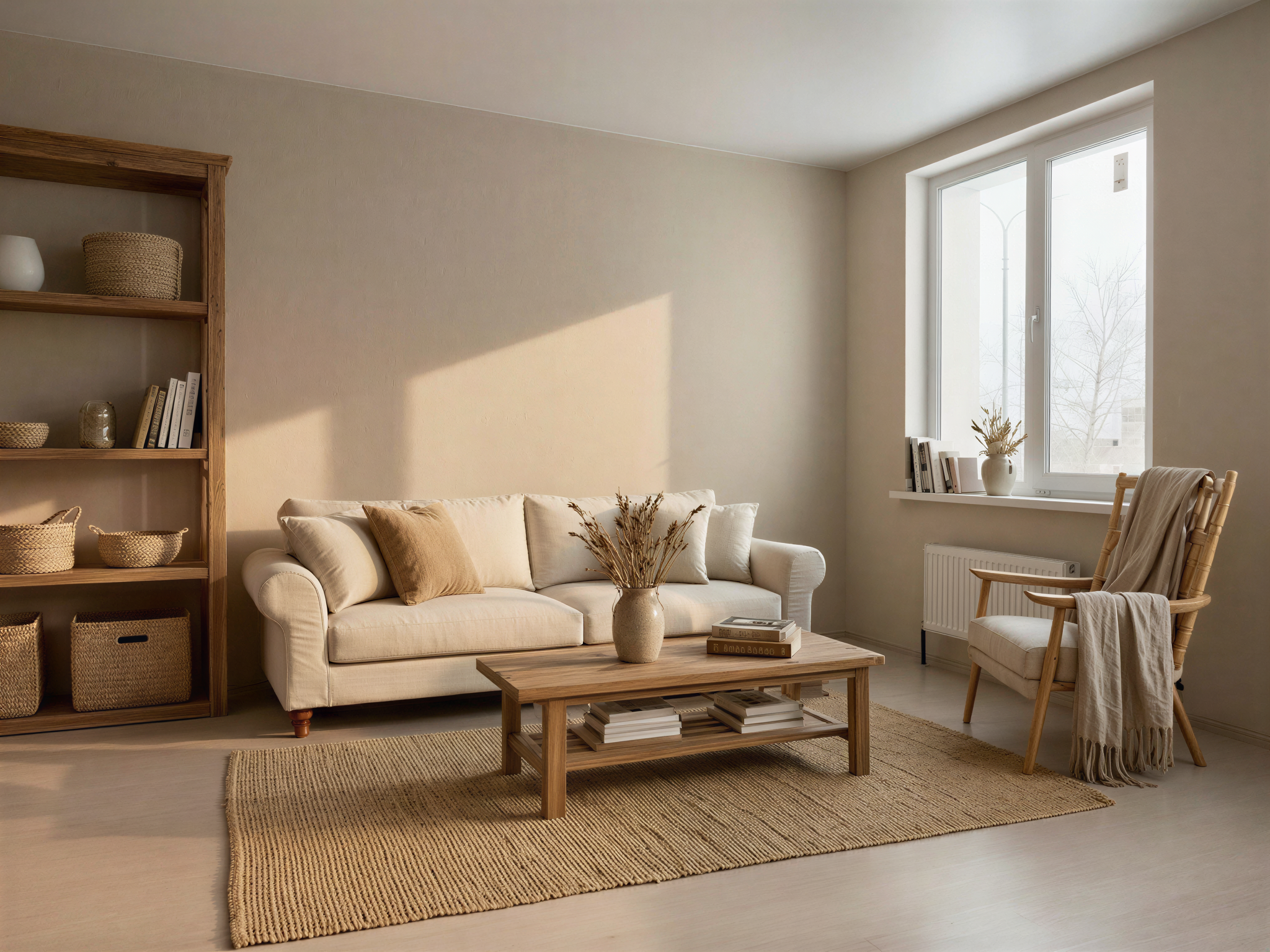 Staged room