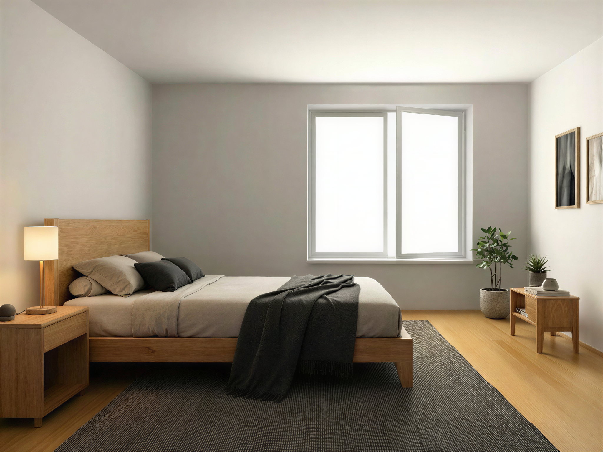 Staged room