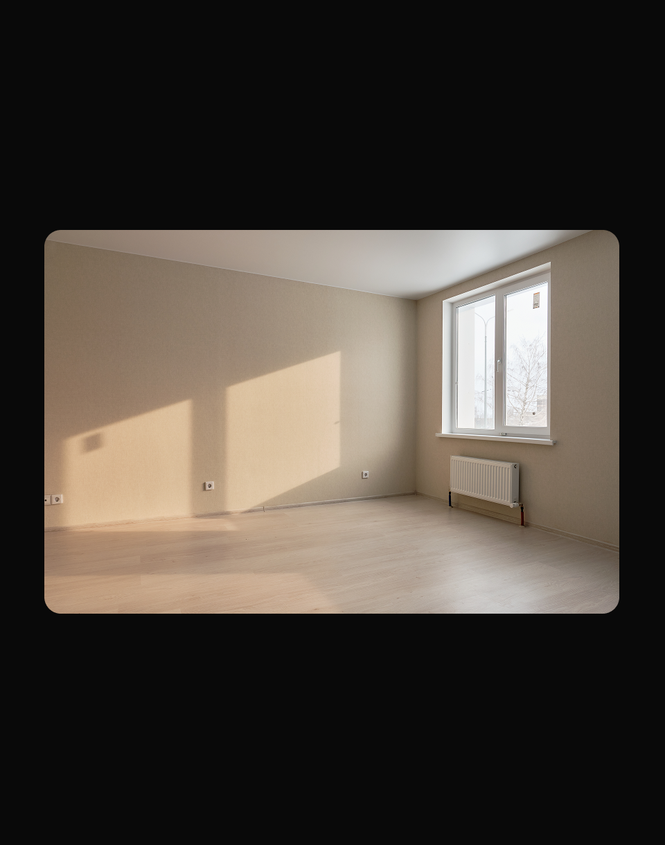 Upload a photo of your empty room